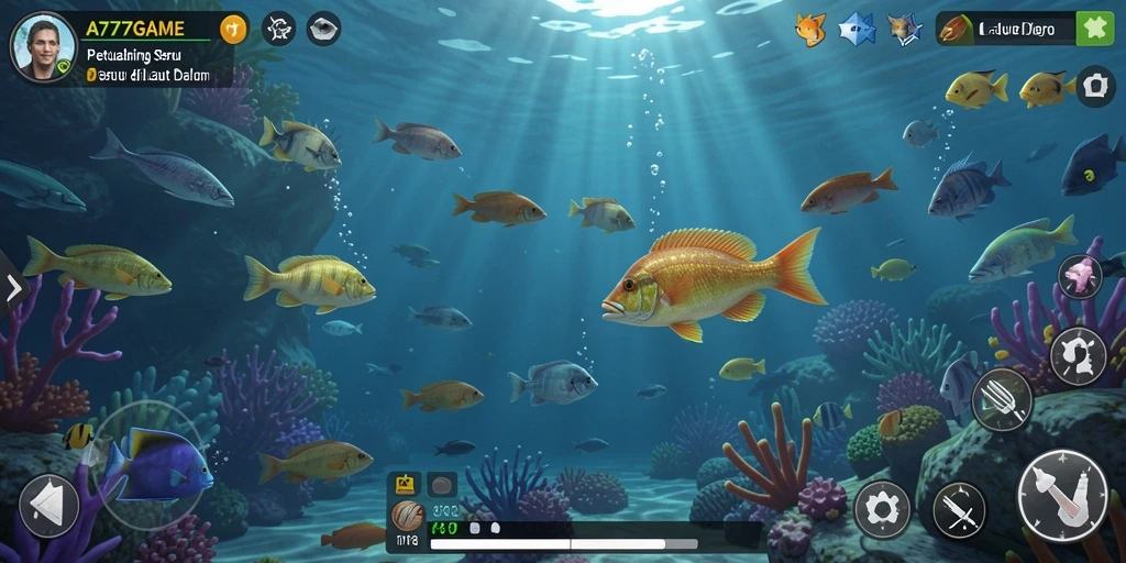 Tangkapan ikan besar dalam gameplay A777GAME yang menarik.