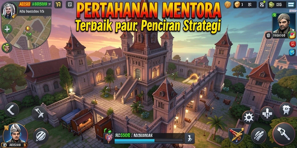 Gameplay menara pertahanan yang menegangkan dan strategis.