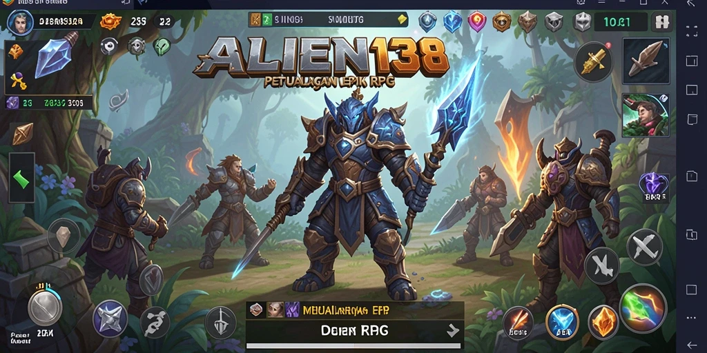 Tampilan gameplay RPG yang mendebarkan dan seru.