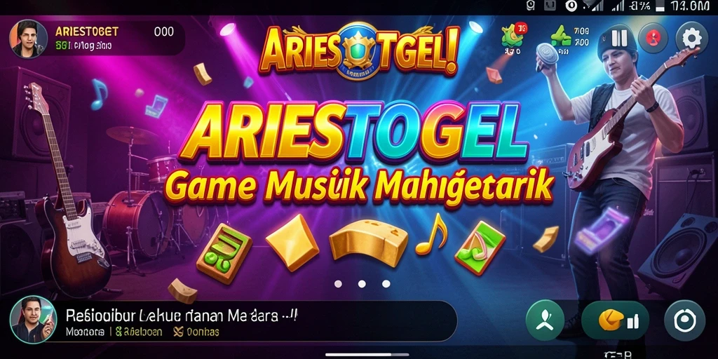 Tampilan gameplay ARIESTOGEL yang penuh warna dan interaktif.