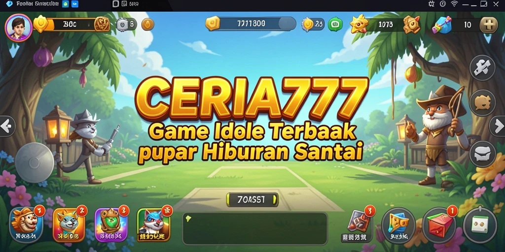 Tampilan gameplay CERIA777 yang menawan dan menarik.