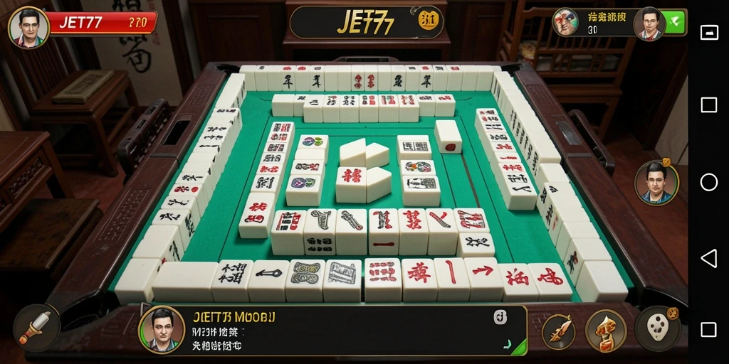 Gambaran menarik dari gameplay seru JET77 dengan Mahjong.