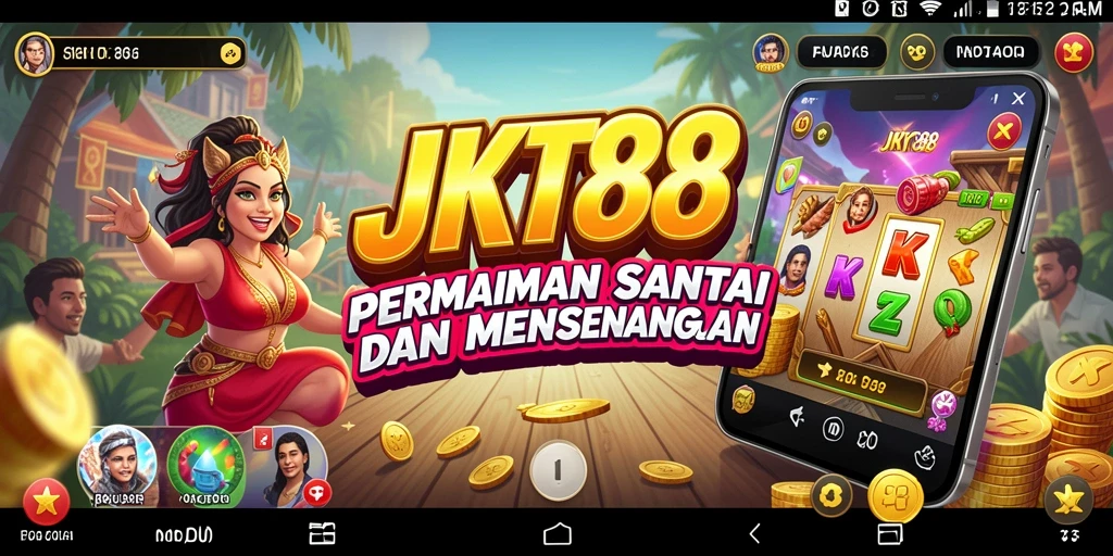 Tampilan gameplay JKT88 yang menyenangkan dan interaktif.