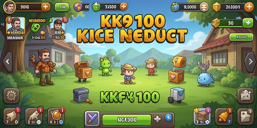 Tampilan gameplay KPK100 yang seru dengan karakter aktif.