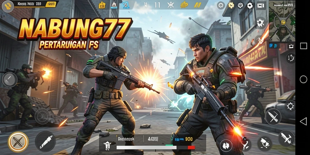 Gameplay mendebarkan dari NABUNG77 yang penuh aksi FPS.