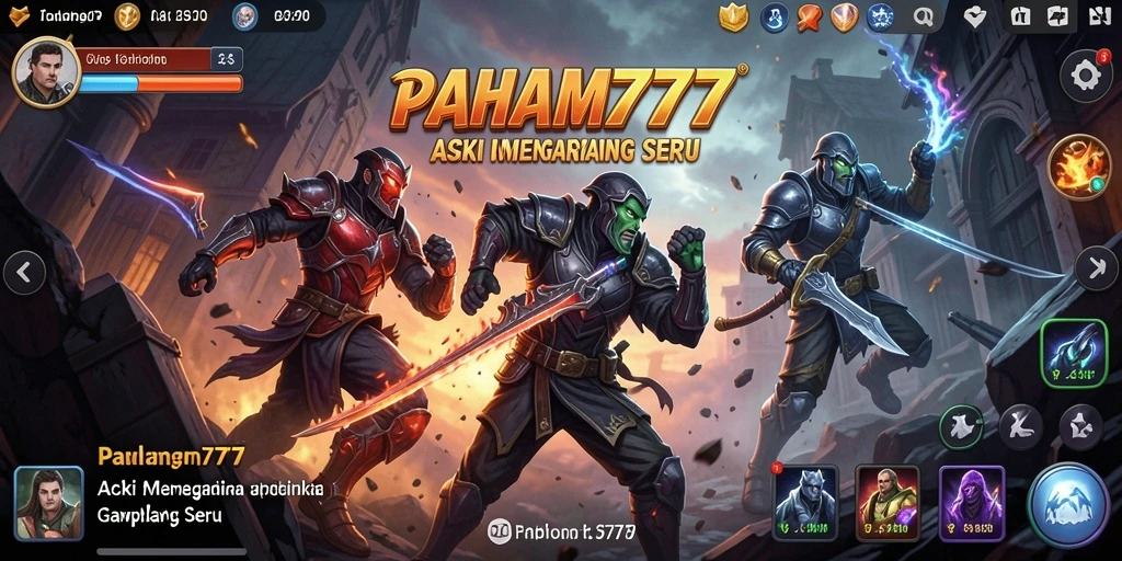 Tampilan seru dari gameplay PAHAM777 yang penuh aksi.