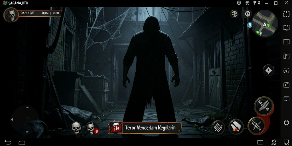 Gameplay menyeramkan SARANAJITU ditampilkan, memicu ketakutan yang mendalam.